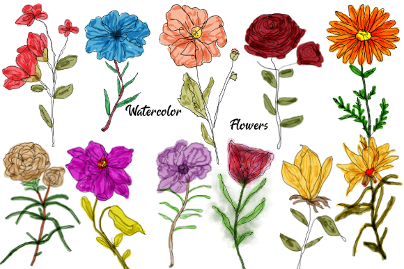 Download Watercolor Flowers | Sublimation | PNG - Png Collection