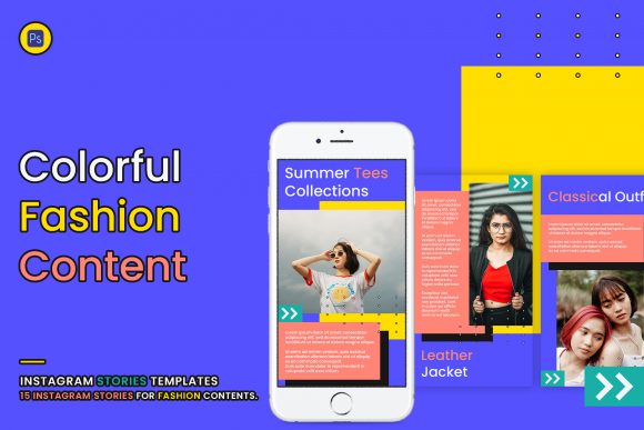 Download Colorful Fashion Content Instagram Story - Premium Resources