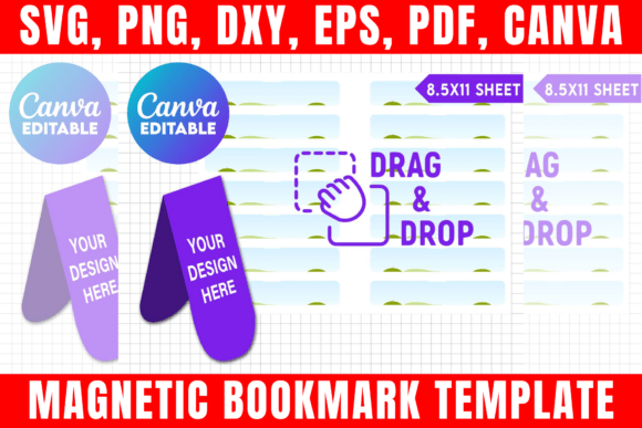 Download Magnetic Bookmark Canva Template - Template Collection