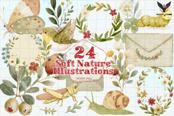 Download Soft Nature Illustrations PNG - Png Collection