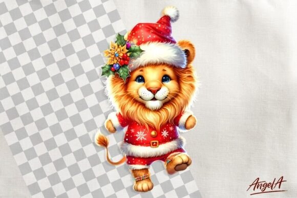 Download Christmas Clipart, Cute Lion Clipart PNG - Png Collection
