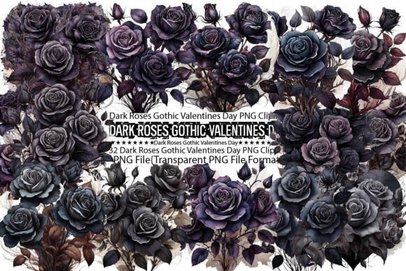 Download Dark Roses Gothic Valentines Day PNG - Png Collection