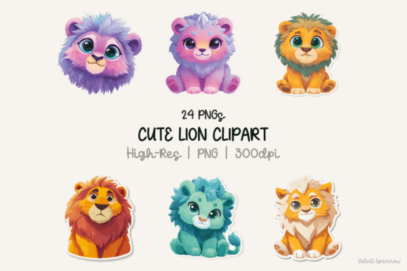 Download Cute Lion Clipart 24 Png - Png Collection