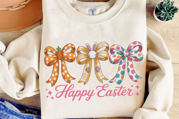 Download Coquette Bow Bunny PNG,Happy Easter PNG - Png Collection