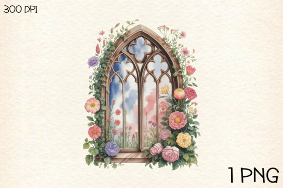 Download Dark Gothic Floral PNG Clipart - Png Collection
