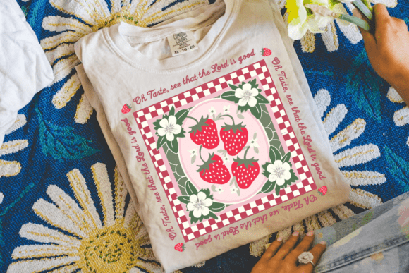 Download Strawberry "Oh Taste and See" Floral Png - Png Collection