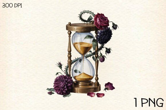 Download Dark Gothic Floral PNG Clipart - Png Collection