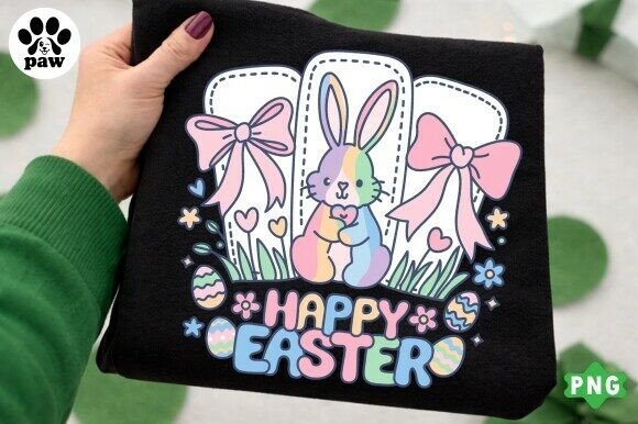 Download Happy Easter Png, Cute Pastel Bunny Png - Png Collection
