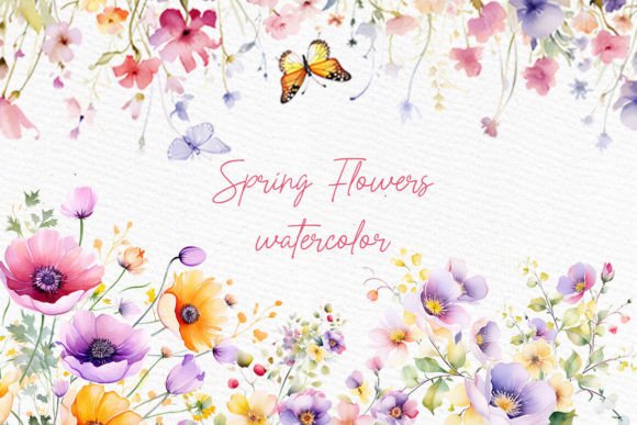 Download Wild Flowers Clipart Spring Flowers Png - Png Collection