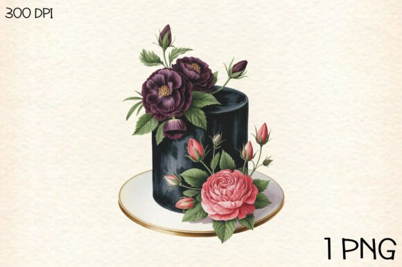 Download Dark Gothic Floral PNG Clipart - Png Collection