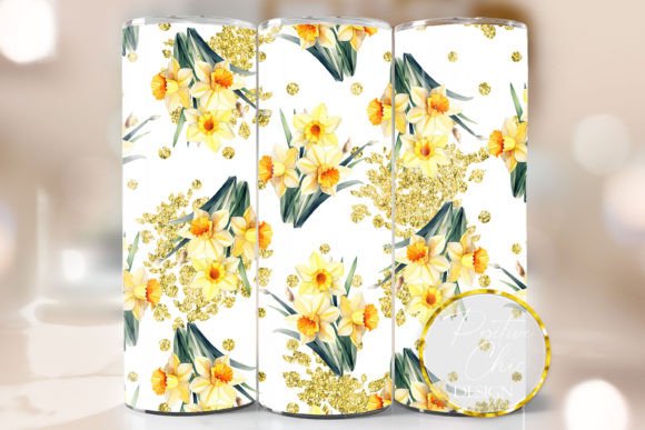 Download Daffodil Tumbler Wrap Spring Flowers PNG - Png Collection