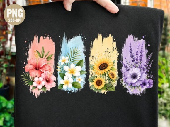 Download Summer Floral Watercolor PNG - Png Collection