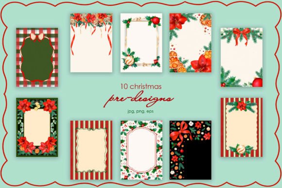 Download Christmas Botanicals Pre-Made Templates - Premium Resources