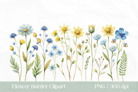 Download Watercolor Flower Border PNG - Png Collection