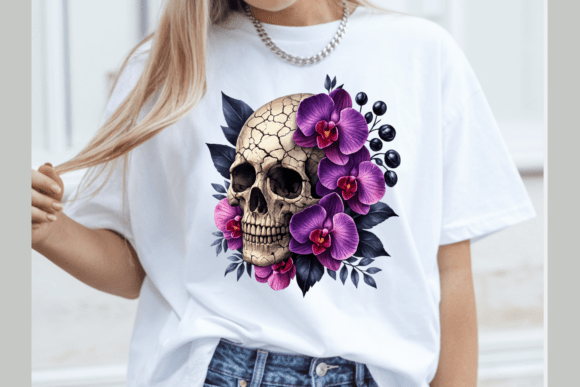 Download Gothic Skull Orchid PNG - Png Collection