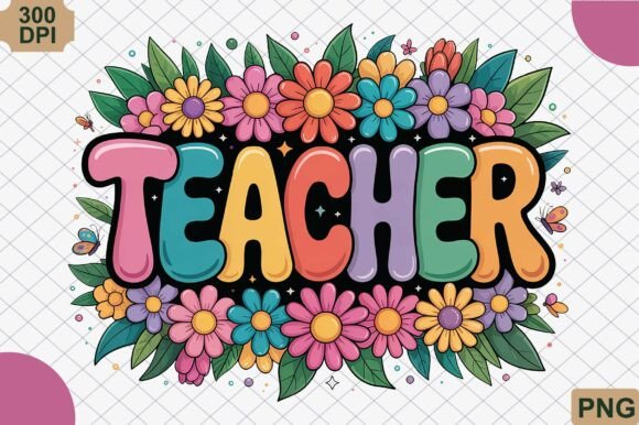 Download Floral Teacher Back to School PNG - Png Collection