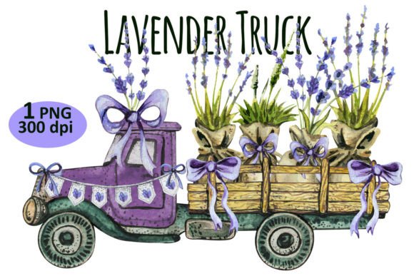 Download Lavender Sublimation Truck PNG, Flower - Png Collection