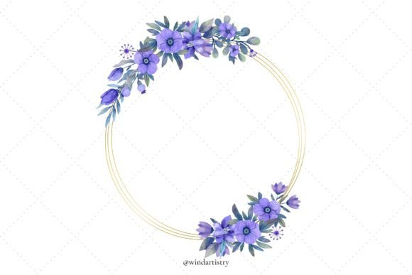 Download Purple Flower Wreath Png - Png Collection