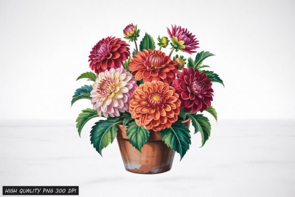 Download Realistic Potted Flower Clipart PNG File - Png Collection