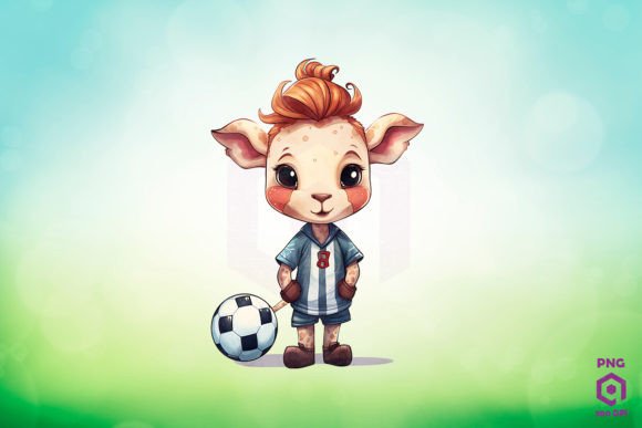 Download Football Player Giraffe Clipart PNG - Png Collection