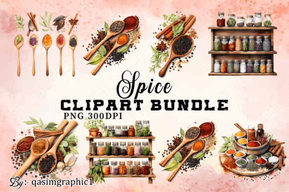 Download Watercolor Herbs and Spices Clipart PNG - Png Collection